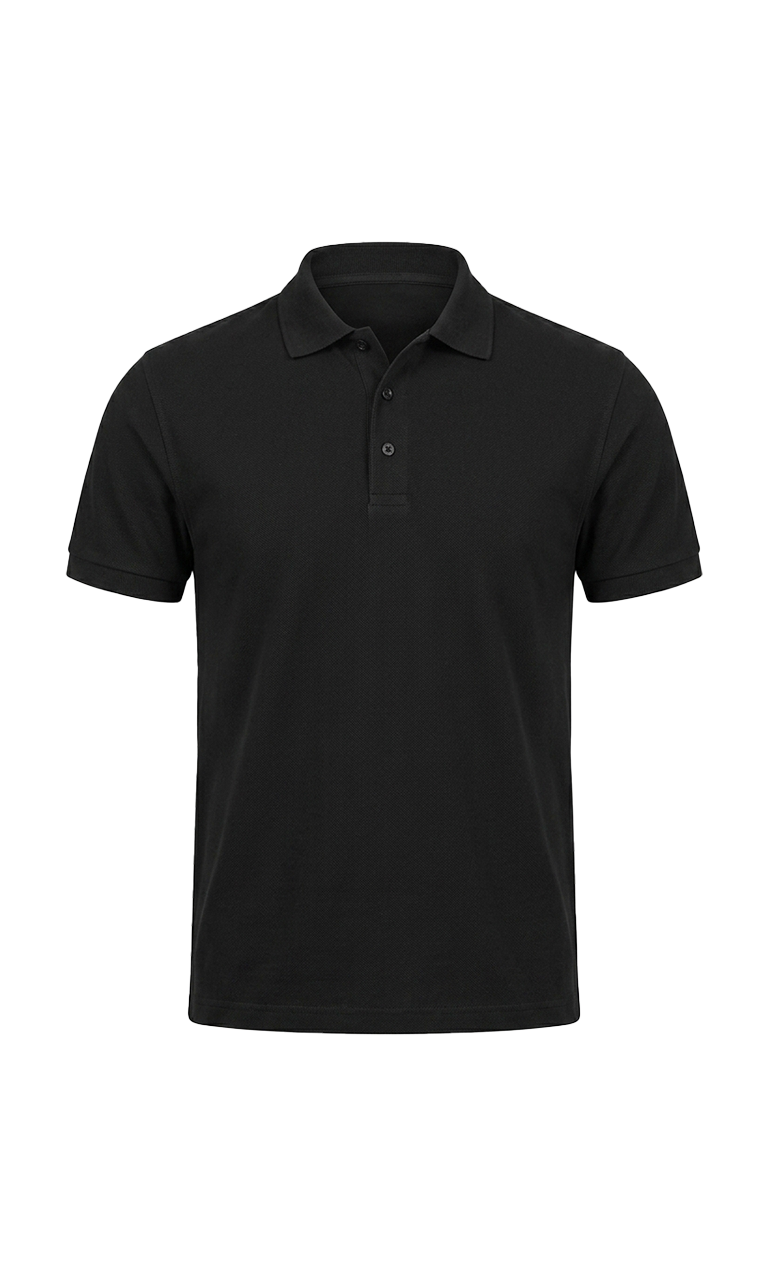Classic Black Polo Shirt for Men