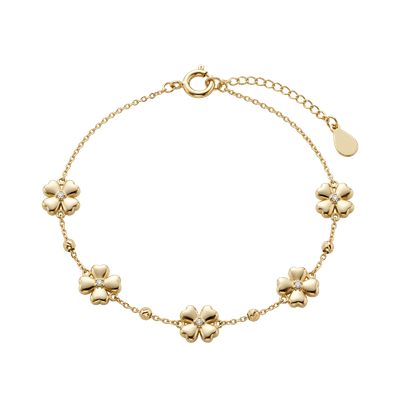 Floral Blossom Gold Bracelet